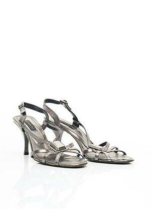 Sandale/Pantofi decupați gri BARBARA BUI femeie