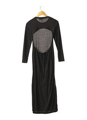 Rochie pulover croială cambrată mâneci lungi negru NASTY GAL femeie