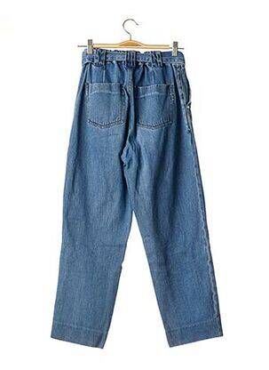 Pantalon drept închidere cu fermoar sub clapetă cu cârlig talie înaltă albastru SCOTCH & SODA femeie