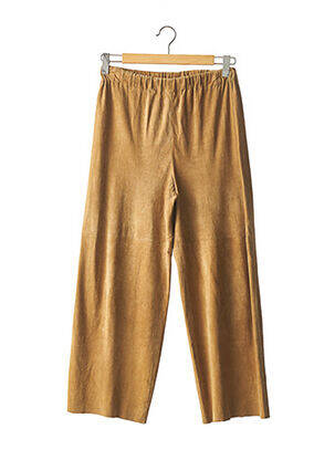 Pantalon larg talie elastică bej SYLVIE SCHIMMEL femeie