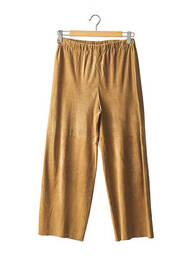 Pantalon larg talie elastică bej SYLVIE SCHIMMEL femeie