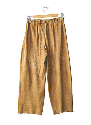 Pantalon larg talie elastică bej SYLVIE SCHIMMEL femeie