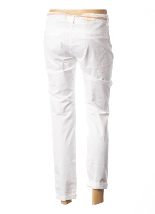 Pantalon chino alb SALSA femeie