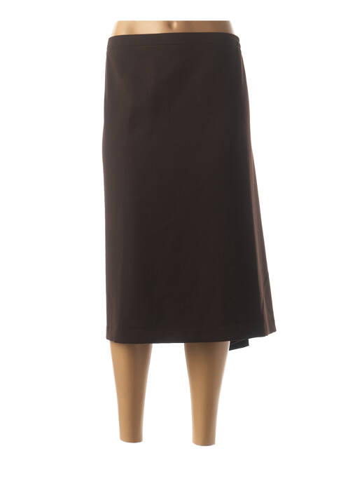Fustă midi maro FRANCE RIVOIRE femeie