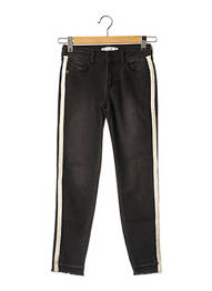 Pantalon 7/8 elasticitate mărime normală negru FIVE femeie