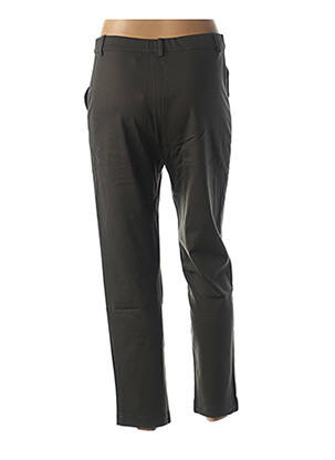 Pantalon slim talie joasă talie joasă verde BLANC BOHEME femeie