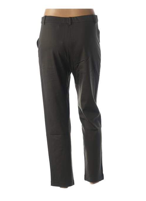 Pantalon slim verde BLANC BOHEME femeie