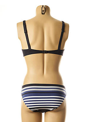 Costum de baie din două piese elasticitate albastru LOU femeie