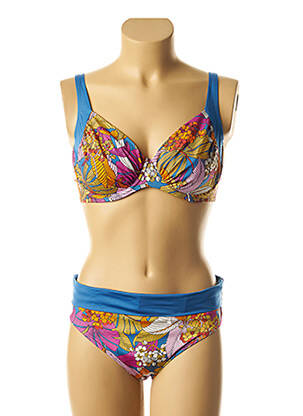 Costum de baie din două piese albastru BELCOR femeie