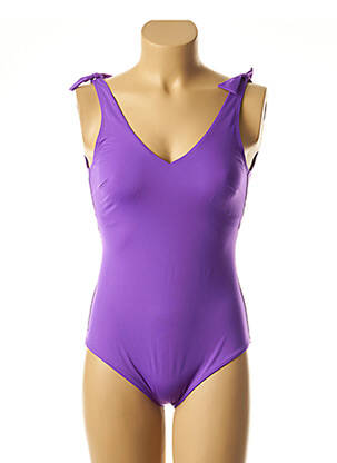 Costum de baie dintr-o singură piesă top bentiță top bentiță violet SIMONE PERELE femeie