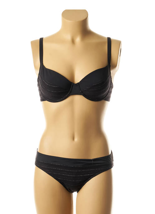 Costum de baie din două piese negru LOU femeie