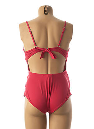 Costum de baie maternitate țesătură jersey roșu CACHE COEUR femeie