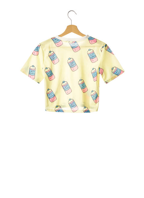 Tricou galben ACDC RAG femeie