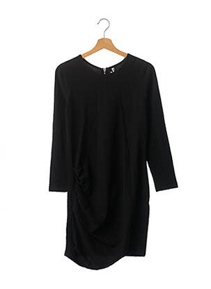 Rochie scurtă închidere cu fermoar la spate mâneci lungi negru IRO femeie