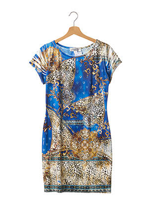 Rochie scurtă mâneci scurte mâneci scurte albastru ATELIER PROVOCATEUR FOR BOHOCHIC femeie