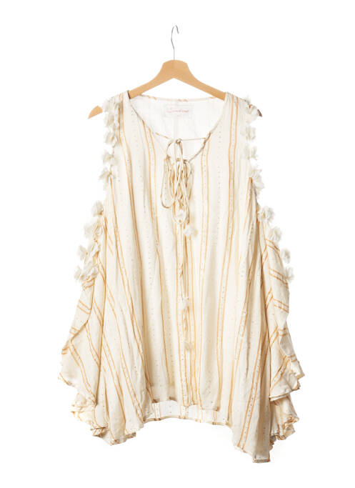 Rochie midi bej SUNDRESS femeie