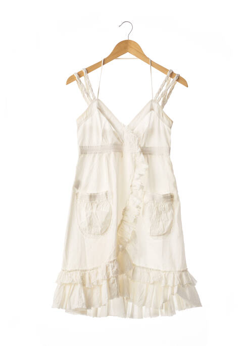 Rochie scurtă bej ERMANNO SCERVINO femeie