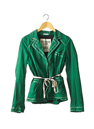 Jachete casual guler tip costum verde JUST IN CASE femeie