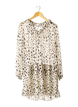 Rochie midi croială fluidă mâneci lungi alb JUCCA femeie