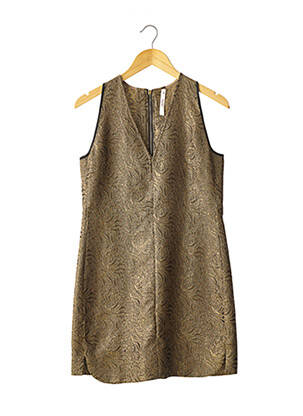 Rochie midi fără mâneci fără mâneci galben JUCCA femeie