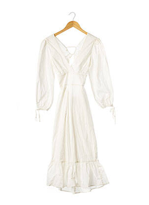 Rochie midi alb MAJORELLE femeie