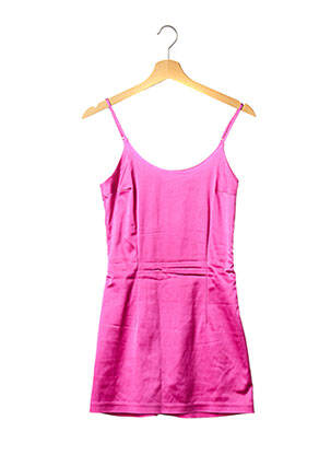 Rochie scurtă guler rotund roz CULTNAKED femeie