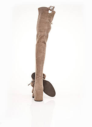 Cizme toc de 7 la 9 cm bej STUART WEITZMAN femeie