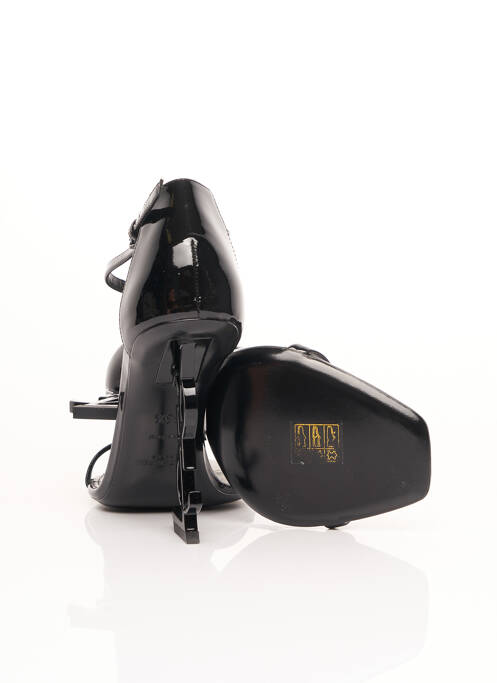 Sandale/Pantofi decupați negru YVES SAINT LAURENT femeie