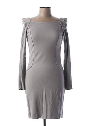 Rochie scurtă gri TEENFLO femeie