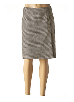 Fustă midi maro TF ATELIER femeie