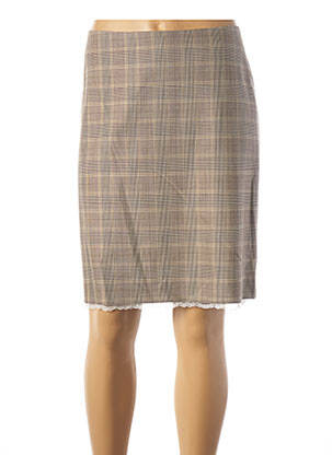 Fustă midi bej TEENFLO femeie