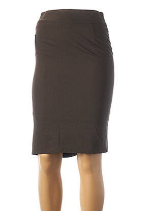 Fustă midi maro TEENFLO femeie