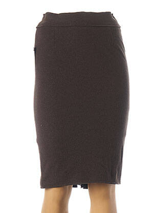 Fustă midi maro TEENFLO femeie