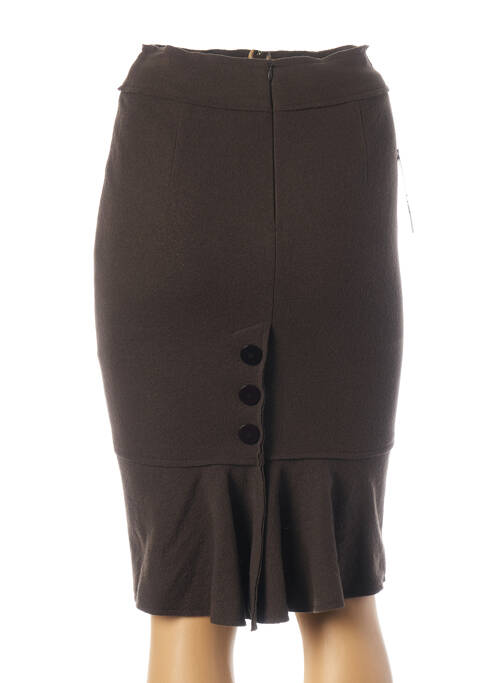 Fustă midi maro TEENFLO femeie