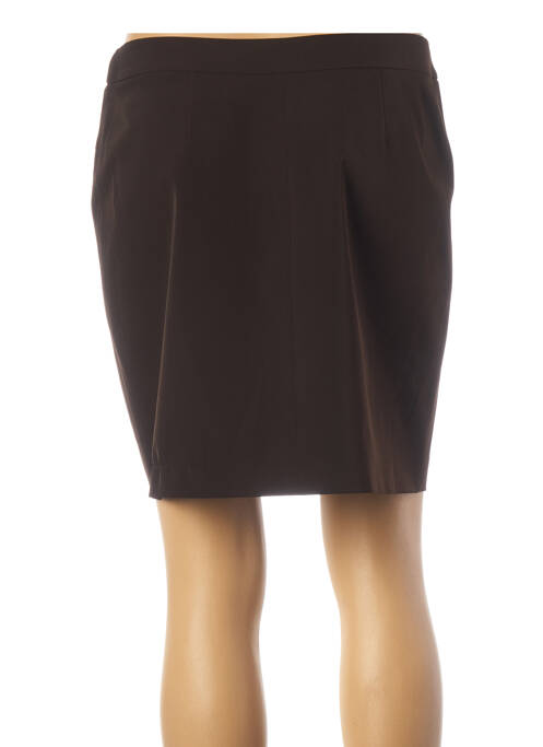 Fustă scurtă maro TEENFLO femeie