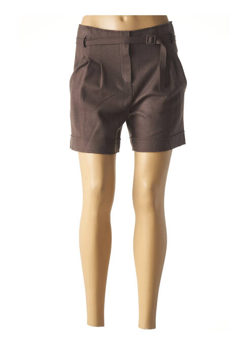 Șort finisaj rever maro TEENFLO femme