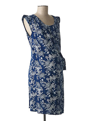 Rochie de maternitate elasticitate albastru COLLINE femeie