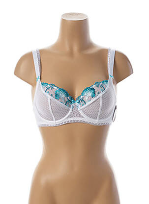 Sutien efect material satinat alb AUBADE femeie