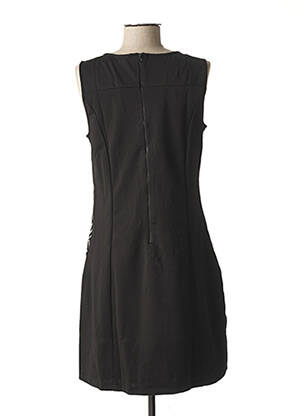 Rochie scurtă fără mâneci fără mâneci negru L33 femeie