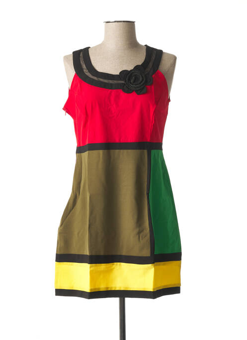 Rochie scurtă fără mâneci fără mâneci roz L33 femme
