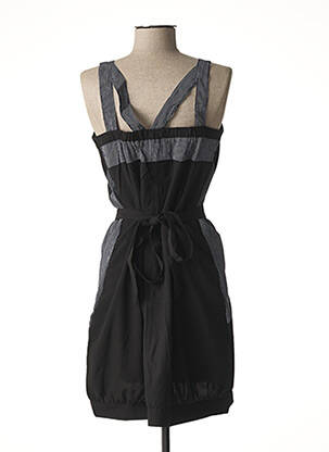 Rochie midi guler rotund negru L33 femeie