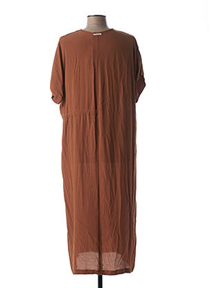 Rochie midi croială fluidă maro HUMILITY femeie