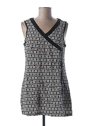 Tunică fără mâneci negru L33 femeie