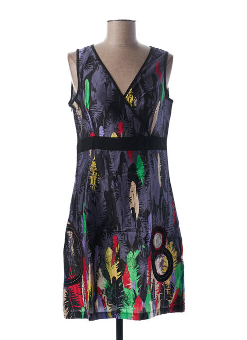 Rochie midi albastru L33 femeie