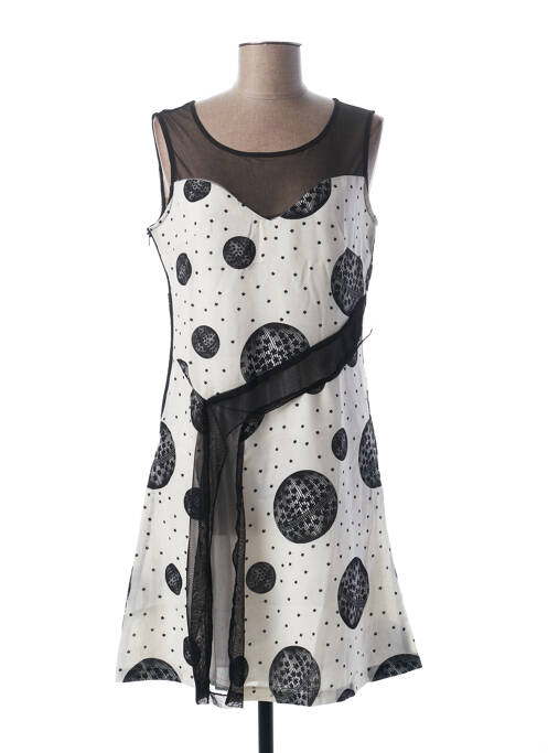 Rochie midi alb L33 femeie