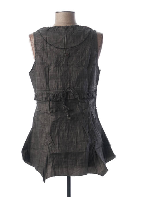 Tunică fără mâneci gri L33 femeie