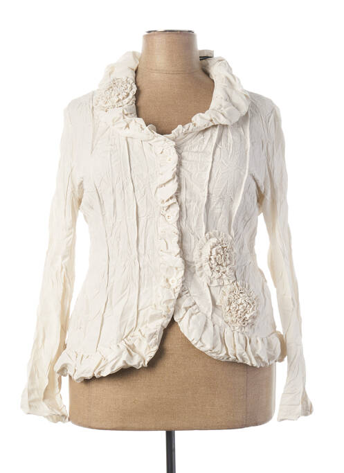 Jachete elegante bej L33 femeie