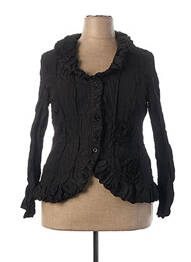 Jachete casual guler rotund negru L33 femme