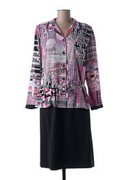 Set rochie tip de jachetă șic roz GUY DUBOUIS femme