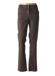 Pantalon croială dreaptă mărime normală maro MERI & ESCA femme